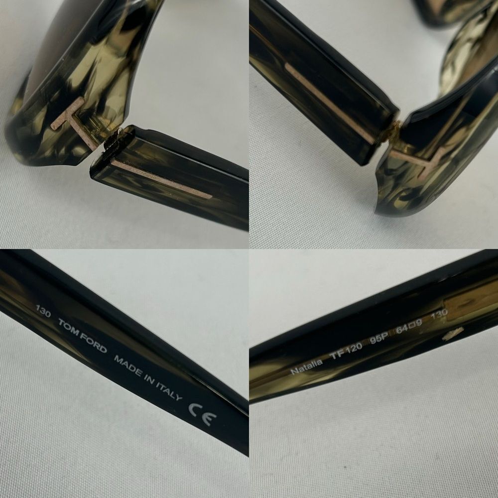 Tom Ford Natalia Green TF 120 Green Sunglasses - Picture 5 of 5